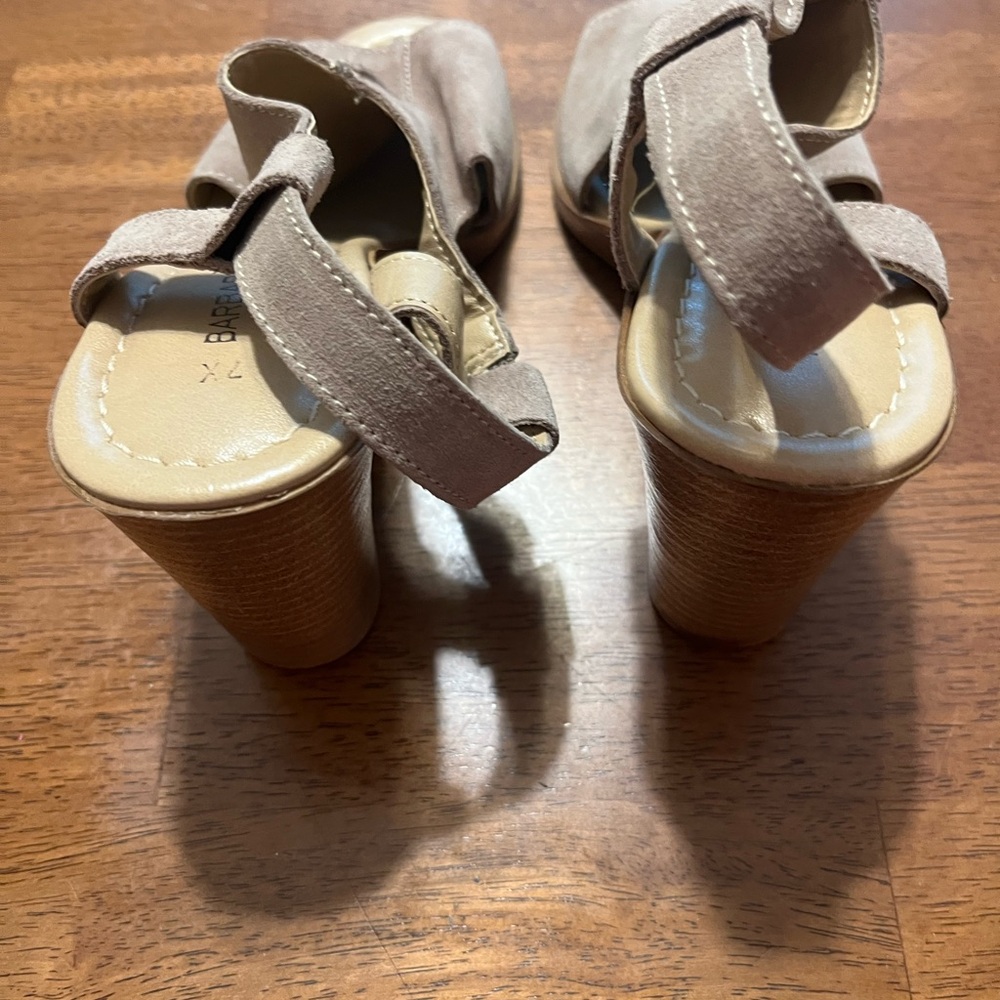 Barbara Barbieri size 7.5 peep toe sandals - Picture 7 of 10
